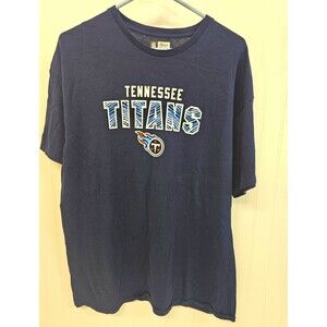 Team Apparel NFL Tennessee Titans Blue T-Shirt Shirt Size XL Officially Licensed
